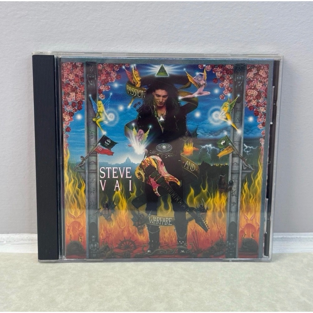 Steve Vai Passion and Warfare CD 1990 Instrumental Rock Epic EK 68030